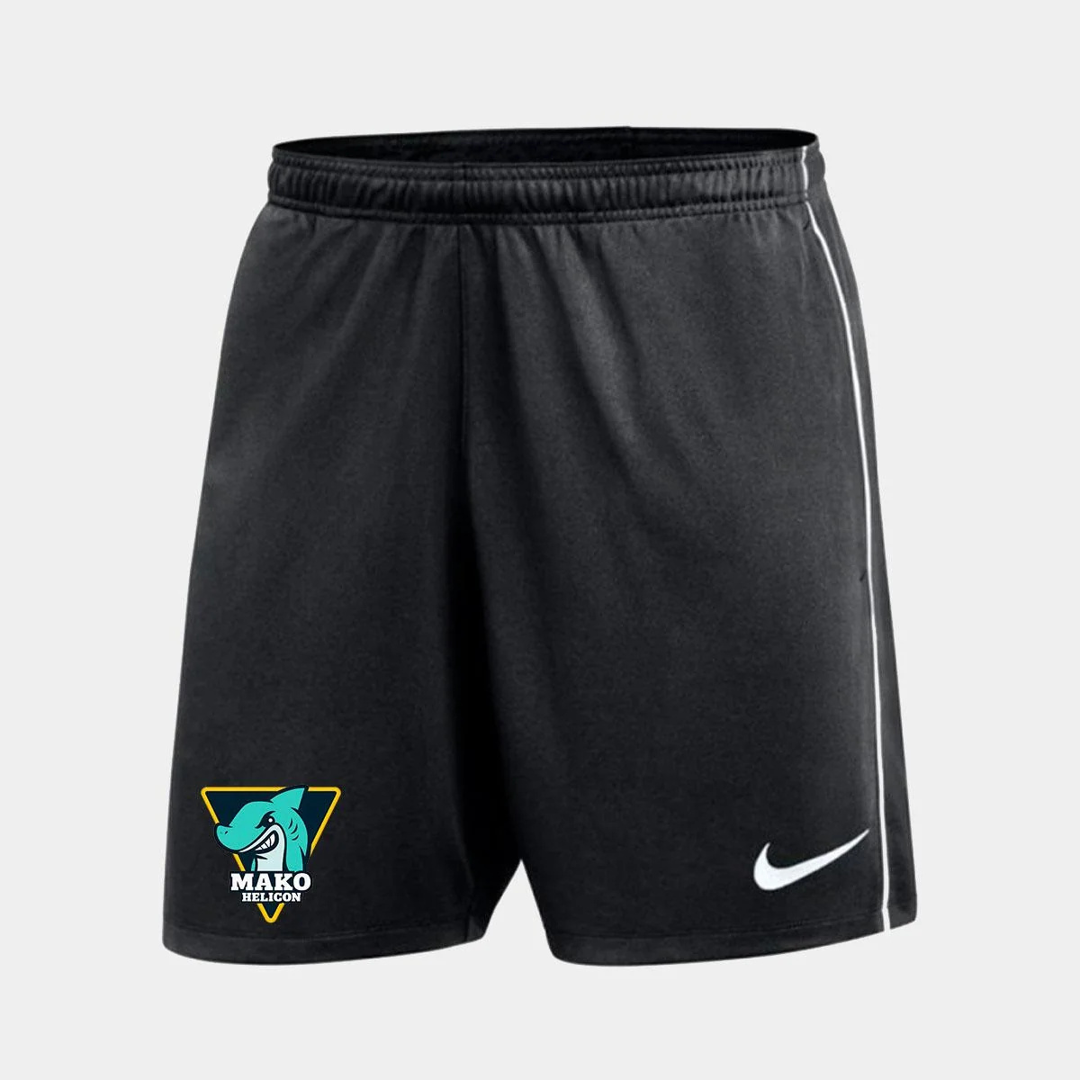 Bermuda Nike negra de paseo con escudo Mako Hélicon